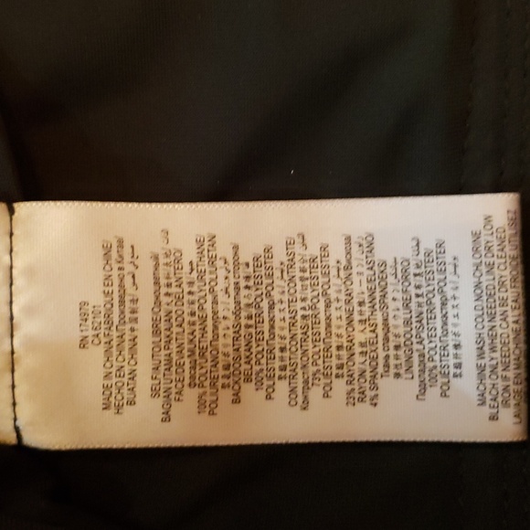 BCBG Layla faux leather dress, sz sm - Picture 6 of 7